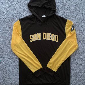 Retro Style San Diego Padres Promotional Lightweight Hoodie. Large. SD/Cotapaxi.